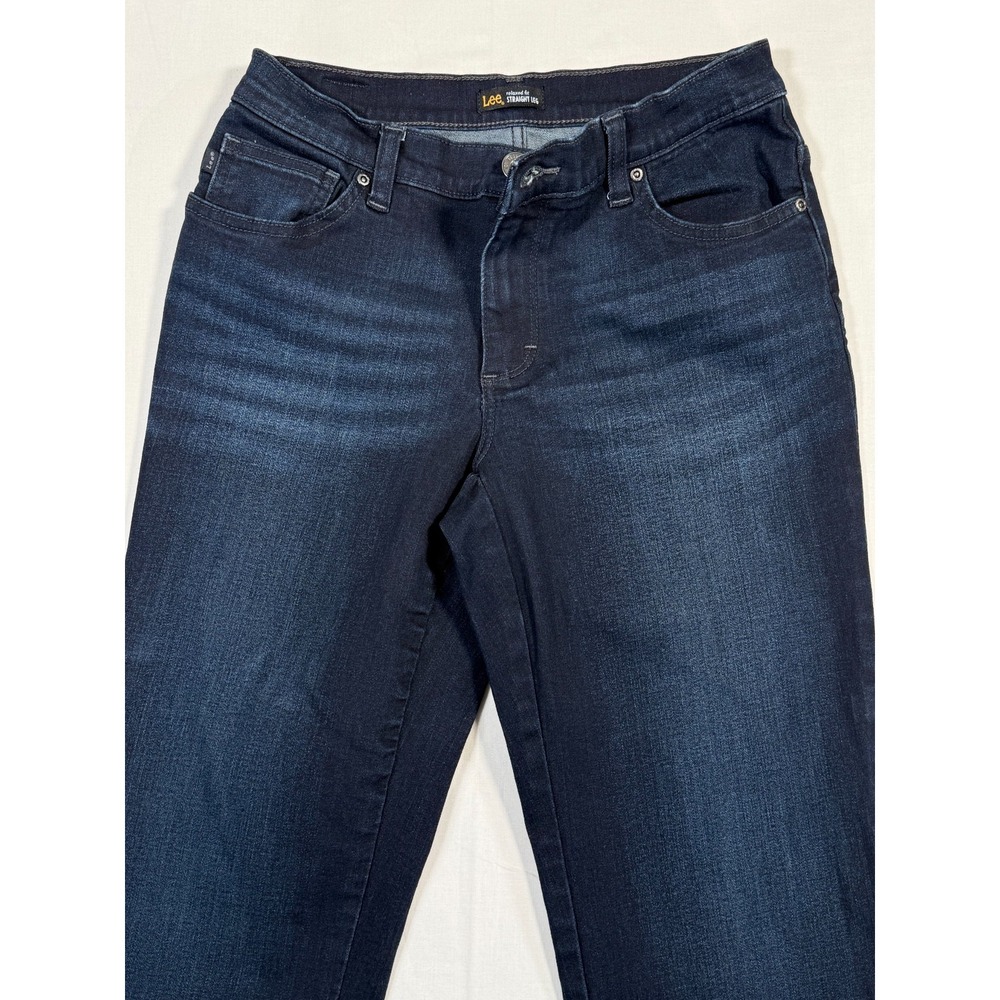 Lee Jeans Relaxed Fit Straight Leg size‎ 6 28x 28 inches Dark Wash